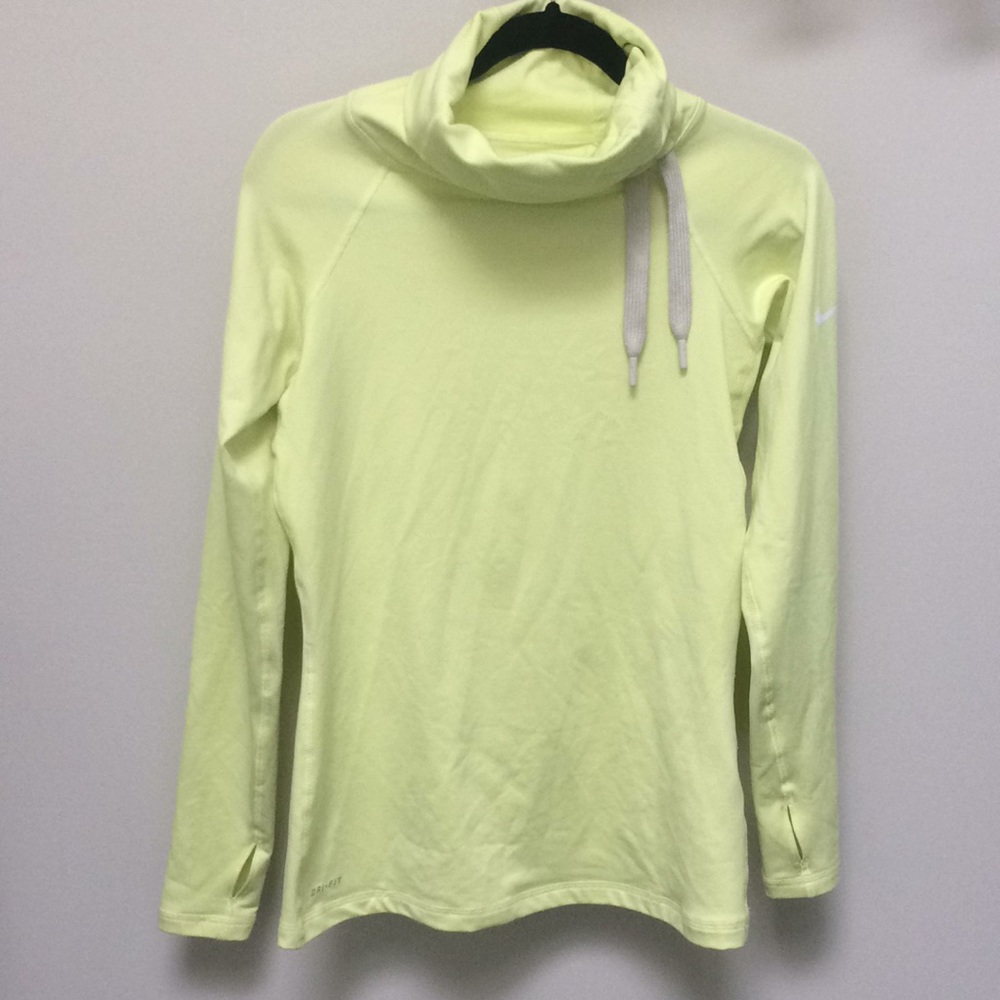Nike Dri Fit cowl neck fleece lined pullover, sz M